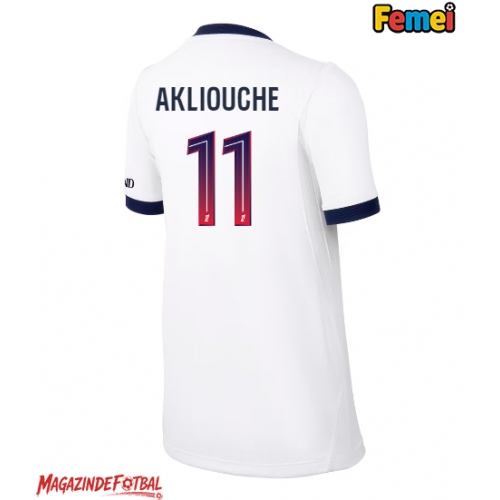 Paris Saint-Germain Maghnes Akliouche #11 Tricou Fotbal Replică 2026-27 Femei Deplasare Paris Saint-Germain Maghnes Akliouche #11 Tricou Fotbal Replică 2026-27 Femei Deplasare